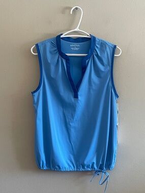 Kinona Sky Blue UPF 50+ Sleeveless Golf Top – Size Medium NWT